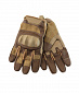 Перчатки тактические пласт. остр. кост., койот