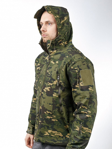 Куртка Shark Softshell, multicam dark