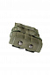 Подсумок одинарный с пластиковыми креплениями, olive