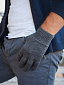 Перчатки одинарные, серые