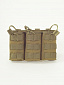 Подсумок без клапана тройной 22*15*3,5, olive