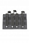 Подсумок без клапана тройной 22*15*3,5, black