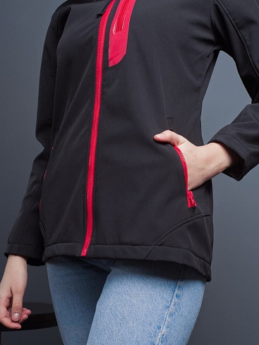 Куртка женская Verona, black_red