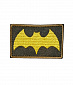 Нашивка на липучке "БэтМен", фон олива