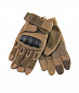 Перчатки тактические, 2 застежки, coyote