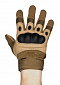 Перчатки тактические со вставкой, койот
