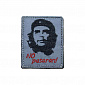 Нашивка на липучке "No pasaran", прямоуг., фон серый